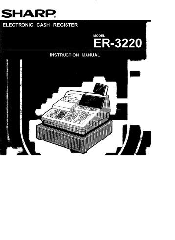 SHARP ER-3220 Operators manual.pdf - Parklandbm.com