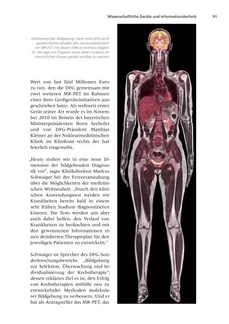 Jahresbericht 2010 -  Aufgaben und Ergebnisse - DFG