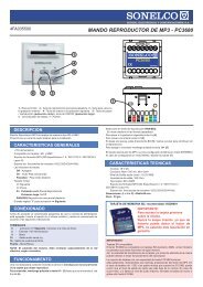 MANDO REPRODUCTOR DE MP3 - PC3680 - Sonelco