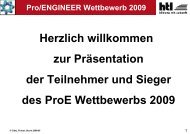 Pro/ENGINEER Wettbewerb 2009 - ARGE 3D-CAD