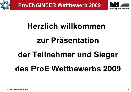 Pro/ENGINEER Wettbewerb 2009 - ARGE 3D-CAD