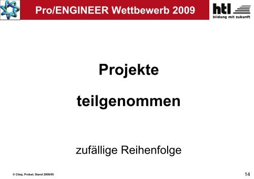 Pro/ENGINEER Wettbewerb 2009 - ARGE 3D-CAD