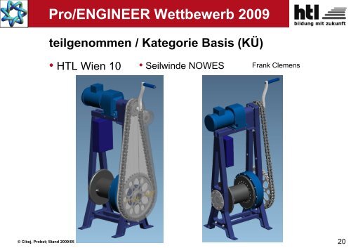 Pro/ENGINEER Wettbewerb 2009 - ARGE 3D-CAD