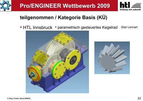 Pro/ENGINEER Wettbewerb 2009 - ARGE 3D-CAD