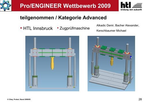 Pro/ENGINEER Wettbewerb 2009 - ARGE 3D-CAD