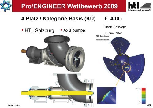 Pro/ENGINEER Wettbewerb 2009 - ARGE 3D-CAD