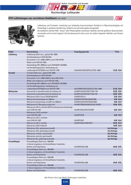 06 Technische Preisliste 2011 - Felderer