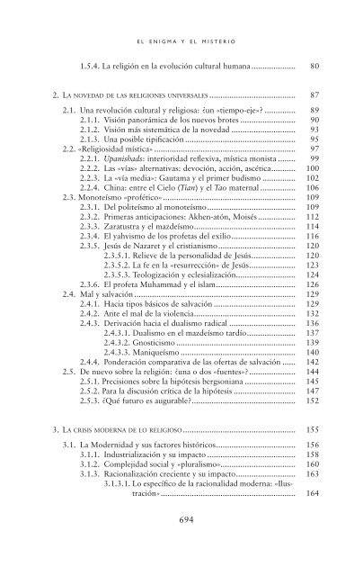 El Enigma y el Misterio: Una FilosofÃ­a de la ReligiÃ³n