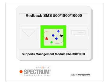 Redback SMS 500/1800/10000 (5031)