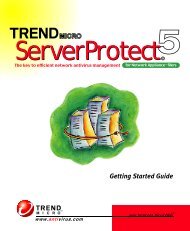 ServerProtect for Network Appliance filers - Trend Micro