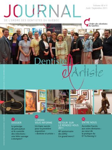 Août / septembre 2011 - Ordre des dentistes du Québec