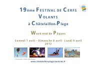 19ème FESTIVAL DE CERFS VOLANTS à Châtelaillon-Plage