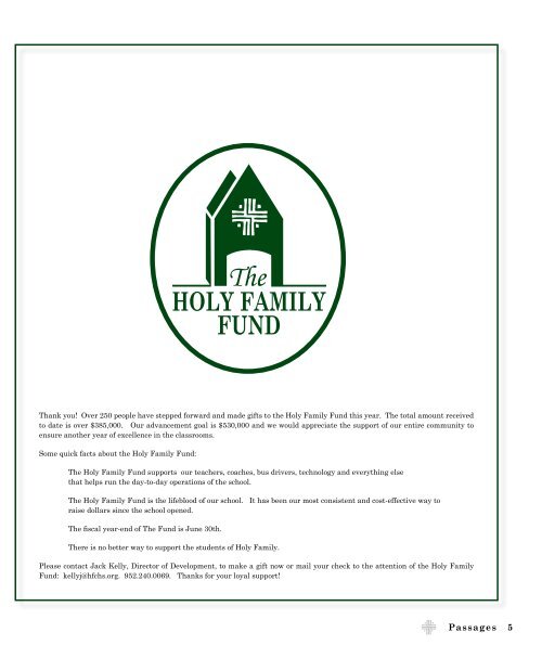 Academics - Holy Family Catholic High School