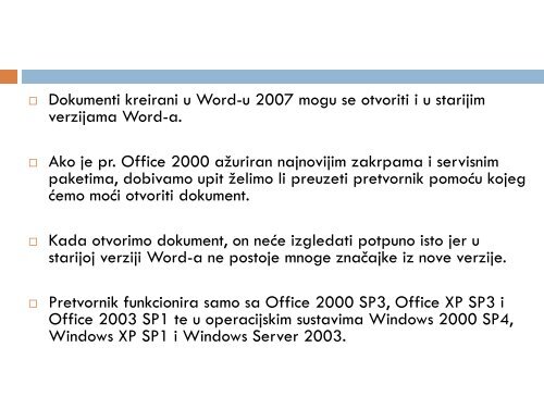 Microsoft Office Word 2007 Ã¢Â€Â” VjeÃ…Â¾ba 1