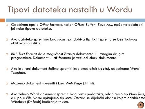 Microsoft Office Word 2007 Ã¢Â€Â” VjeÃ…Â¾ba 1