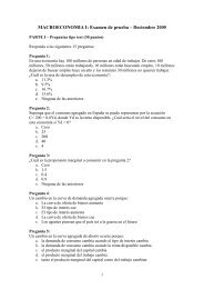 MACROECONOMIA I: Examen de prueba â Deciembre 2005 - IDEA