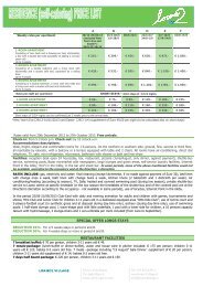 Price List Residence 2013 - Loano 2 Village