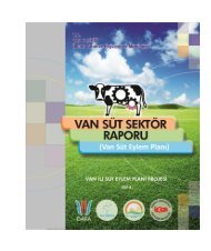 Süt Sektör Raporu (Van Süt Eylem Planı)