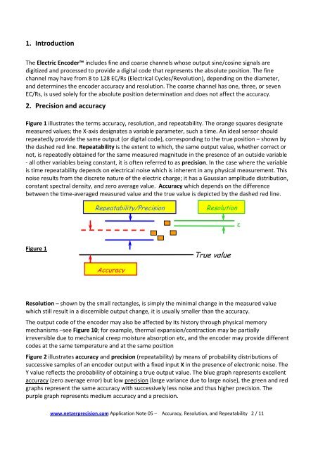 AN-05;Accuracy, Resolution, and Repeatability - Netzer