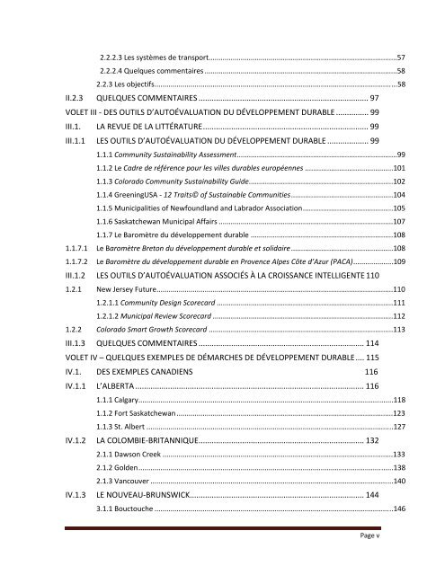 La Ville de demain - Affaires municipales, rÃ©gions et occupation du ...