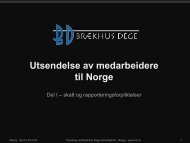 Utsendelse av medarbeidere til Norge - Innovation X