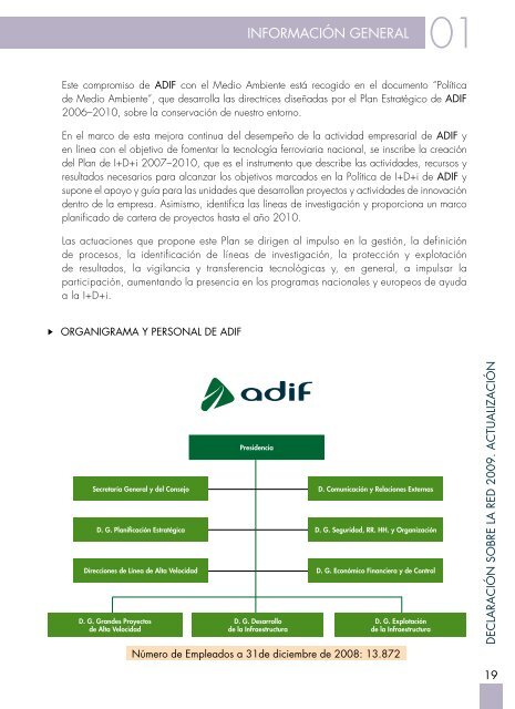 Declaración de Red - Adif