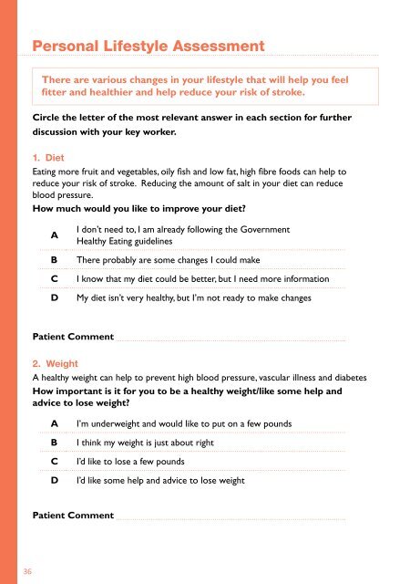 Stroke Patient Portfolio (PDF) - Buckinghamshire County Council