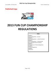 2013 FUN CUP CHAMPIONSHIP REGULATIONS - brscc
