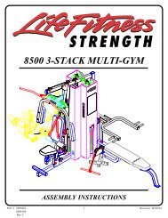 Life Fitness Strength 8500 3-Stack Multi Gym ... - GymStore.com