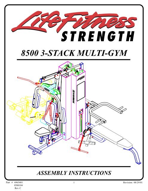 Life Fitness G5 Exercise Chart