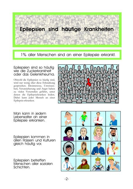 Informationstafeln Epilepsie - Krankenhaus Mara