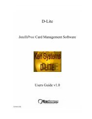 D-Lite Users Guide - Keri Systems