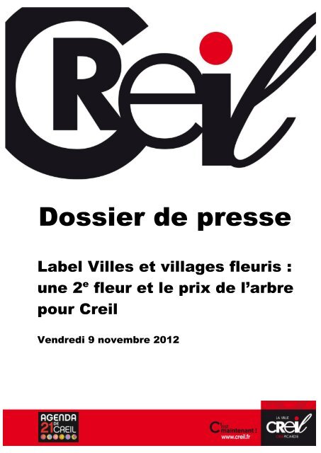 Dossier de presse : Label Villes et villages fleuris ... - Ville de Creil