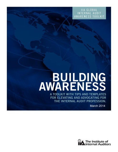 Building Awareness Toolkit - Global Institute of Internal Auditors