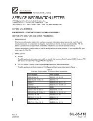 SERVICE INFORMATION LETTER - AVOX Systems, Inc.