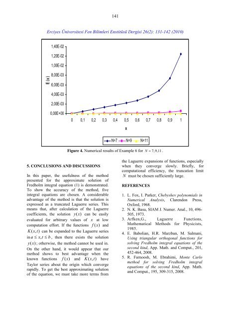 C - Fen Bilimleri Enstitüsü - Erciyes Üniversitesi