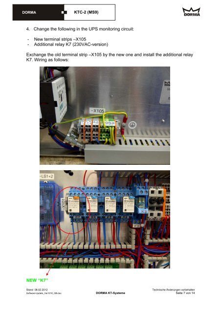 Software-Update Version 1.0.10 manual In order to keep your door ...