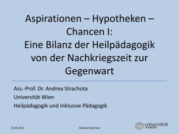 Download Präsentation - Teil I - 150 Jahre Heilpädagogik