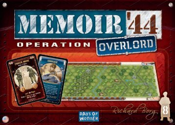 M44 overlord rules EN:Mise en page 1 - Days of Wonder