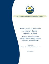 Making Sense of the Salmon Aquaculture Debate—Executive ...