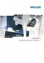 ZENOTEC T1 Operating Instructions Version 2.1 - Wieland Dental