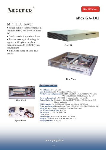 Mini ITX Katalog - YANG-iT