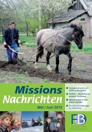 Nachrichten 2013-3 - Missionswerk FriedensBote