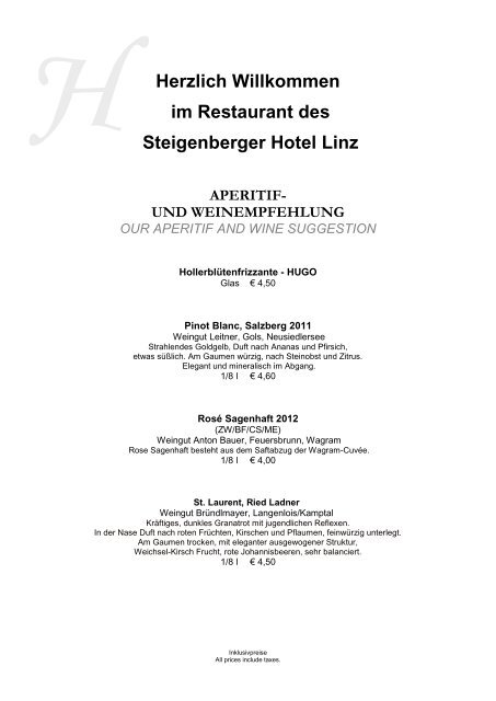 download Speisekarte - Steigenberger Hotels and Resorts