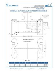 RailLokâ¢ W25 Installation & Weld Instructions - Gantrex