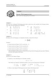 Lineare Gleichungssysteme (3x3, Aufgaben 3-7) - Mathenachhilfe.ch