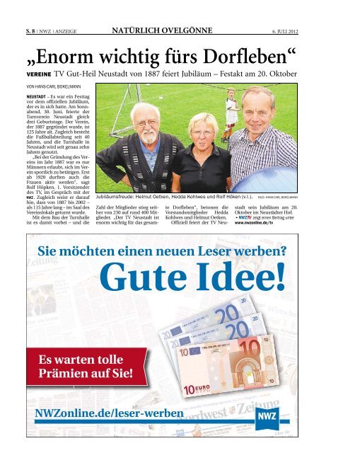 Eine Sonderbeilage der Nordwest-Zeitung