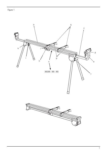 mitre saw stand de7023, de7033 - Black & Decker