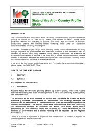 State of the Art â Country Profile SPAIN - CABERNET