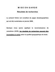M I S E  E N  G A R D E Résultats de recherches - Ville de Gatineau
